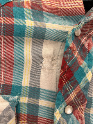 Vintage Men’s Wrangler Snap Up Shirt Size Large
