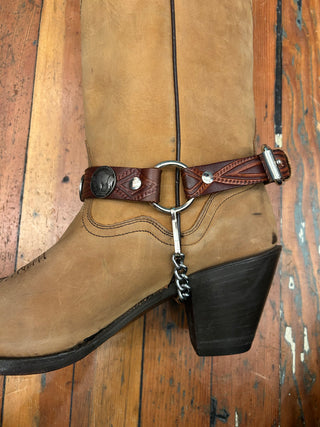 Buffalo Nickel Boot Harness Chain