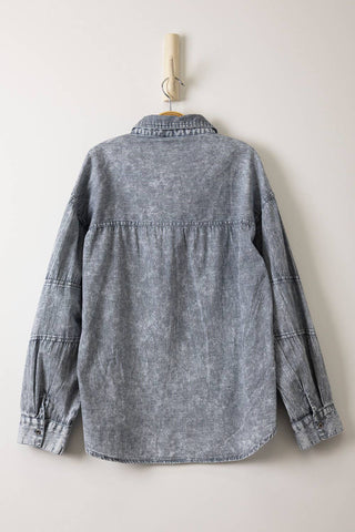 Fly Away Chambray Button Down Shirt