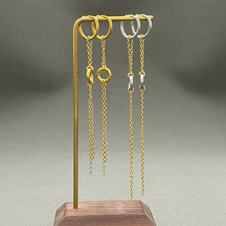 Born To Run Two Tone Earrings