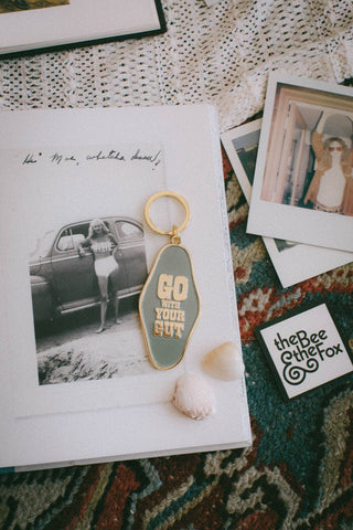 Go With Your Gut Keychain