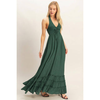 Sunday Halter Maxi Dress