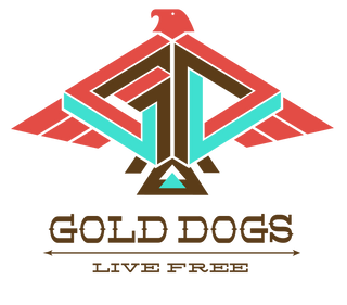 Gold Dogs Pizza Box